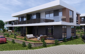 AKBüK - 1+1 Luxury Apartment (Off Plan) - LUX LIVING Stunning SERENITY with Sea View. FINISHED SHOW HOME!