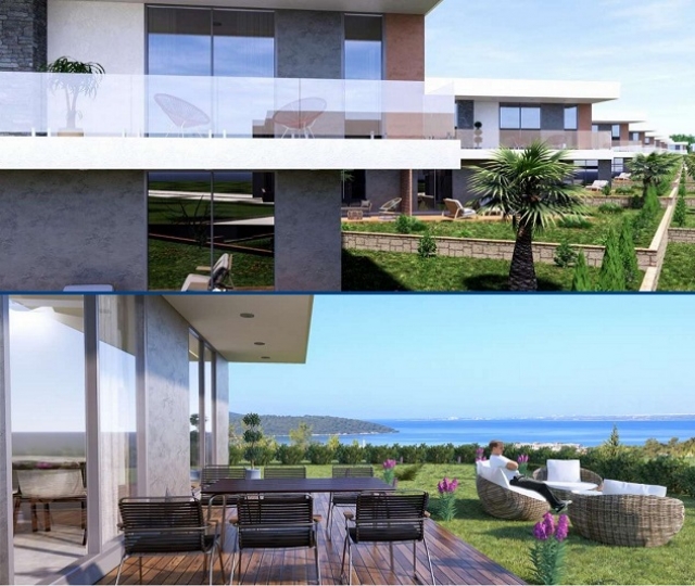 AKBüK - 2+1 Luxury Apartment (Off Plan) LUX LIVING Stunning SERENITY with Sea View.</br> FINISHED SHOW HOME!