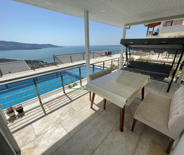 DIDIM-AKBUK: 3+1 VILLA WITH FULL SEA VIEW