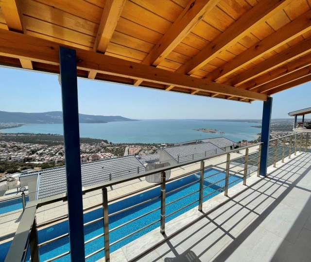 DIDIM-AKBUK: 3+1 VILLA WITH FULL SEA VIEW